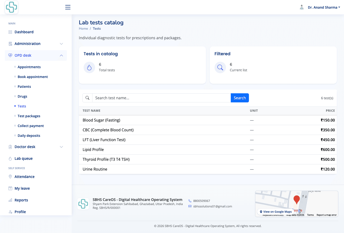 Lab queue and report delivery